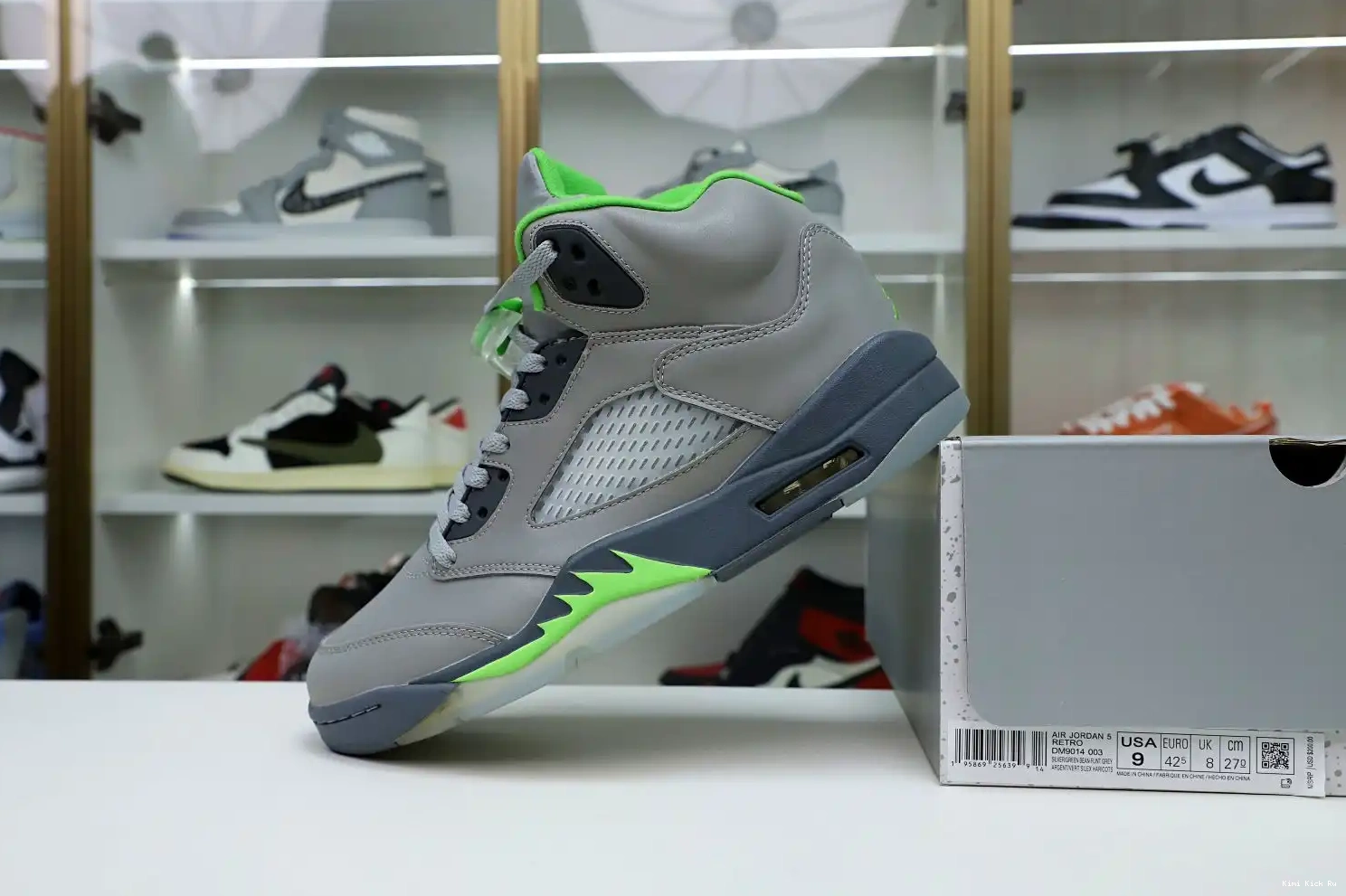'GREEN BEAN' JORDAN AIR 2022 Kimikick RETRO 5 0625
